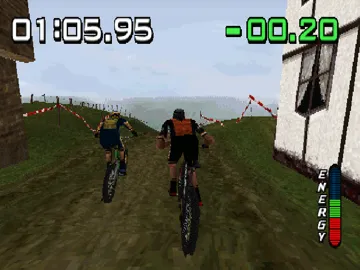 No Fear Downhill Mountain Bike Racing (US) screen shot game playing